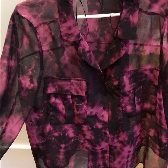 Beautiful tie dye Zara blouse Never Worn !!! - Picture 3 of 5
